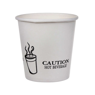 4oz Paper Cups White 500ct