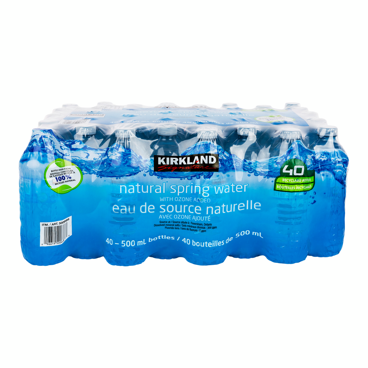 Kirkland Spring Water 40 x 500mL
