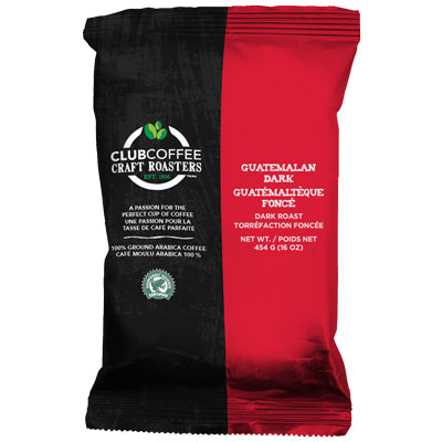 Club Coffee Guatemalan Dark RA Vending Grind 1lb