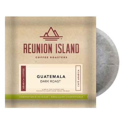Reunion Coffee Roasters Guatemala Dark Coffee Pods 16ct Reunion Coffee Roasters Guatemala Dark Coffee Pods 16ct