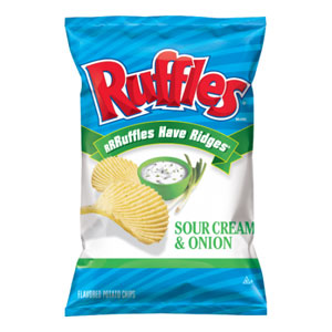 Ruffles Sour Cream & Onion Chips 40g - 48 Pack