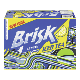 Lipton Brisk Lemon Iced Tea 12 x 355 mL