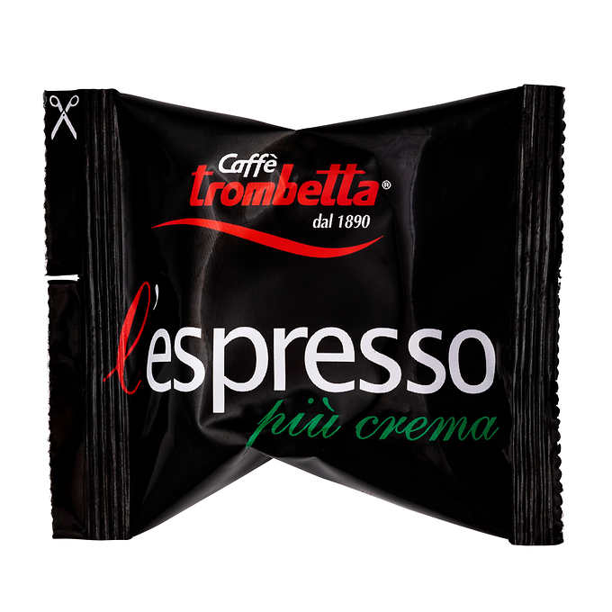 Caffe Trombetta Piu Crema Nespresso Compatible Capsules 100ct
