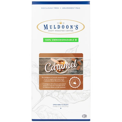 Muldoon's Caramel Sundae Coffee Single Serve Pods 12ct Muldoon's Caramel Sundae Coffee Single Serve Pods 12ct