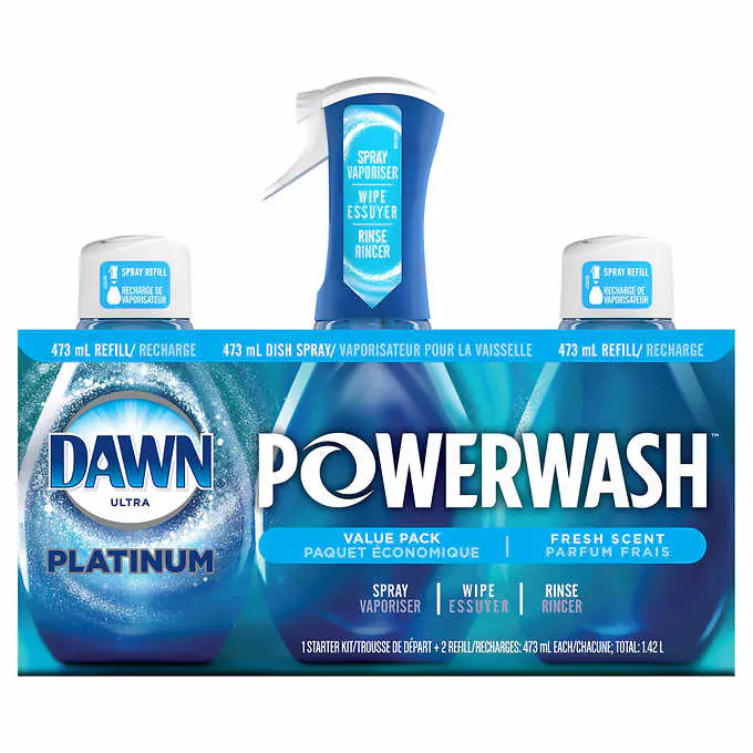 Dawn Platinum Powerwash Dish Spray with Refills