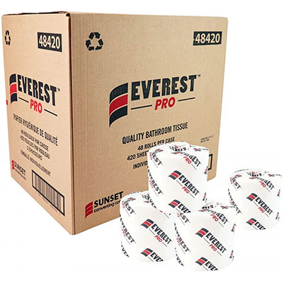 Everest Pro Bathroom Tissue 2 Ply 48 Rolls x 420 Sheets