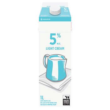 5% Light Cream - 1L 5% Light Cream - 1L