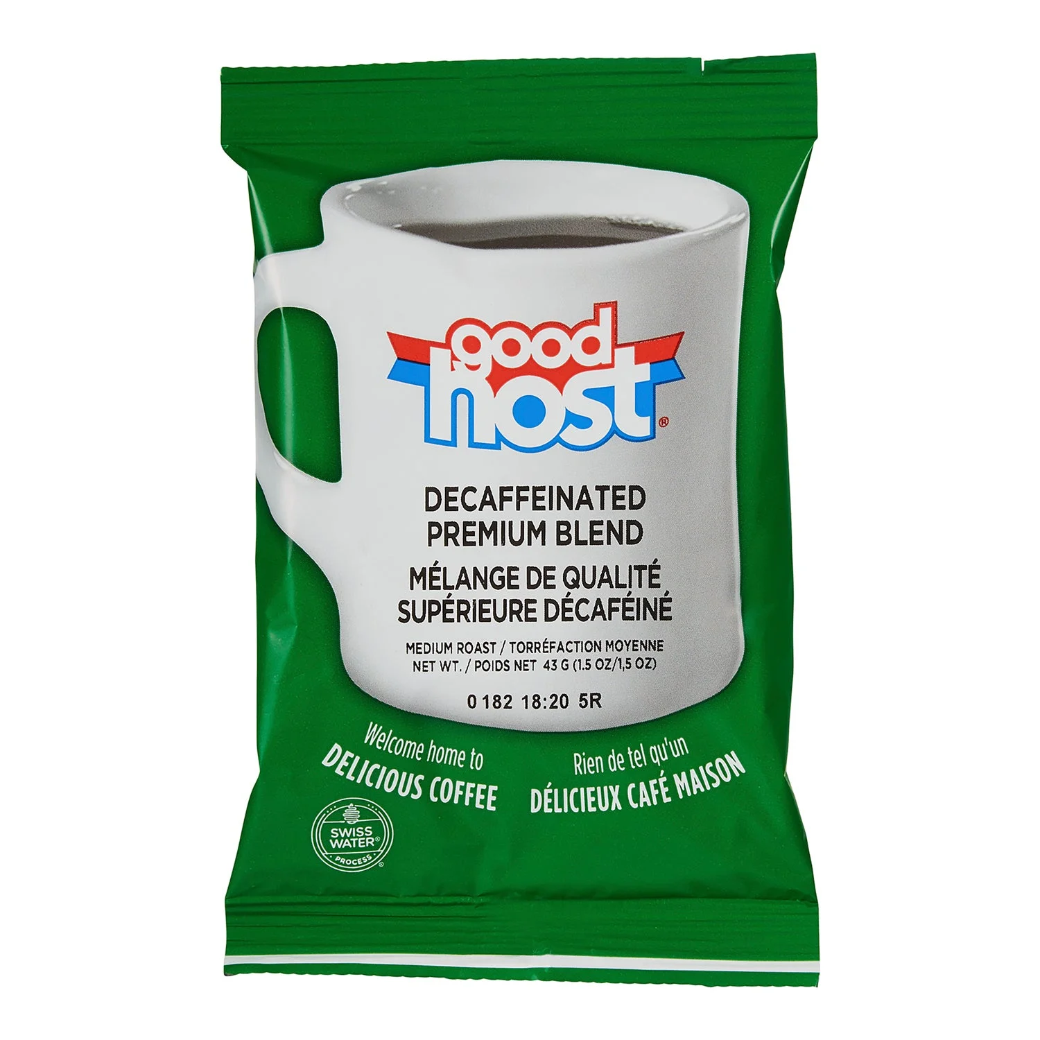 Goodhost Premium DECAF Coffee 1.5oz 42ct Goodhost Premium DECAF Coffee 1.5oz 42ct