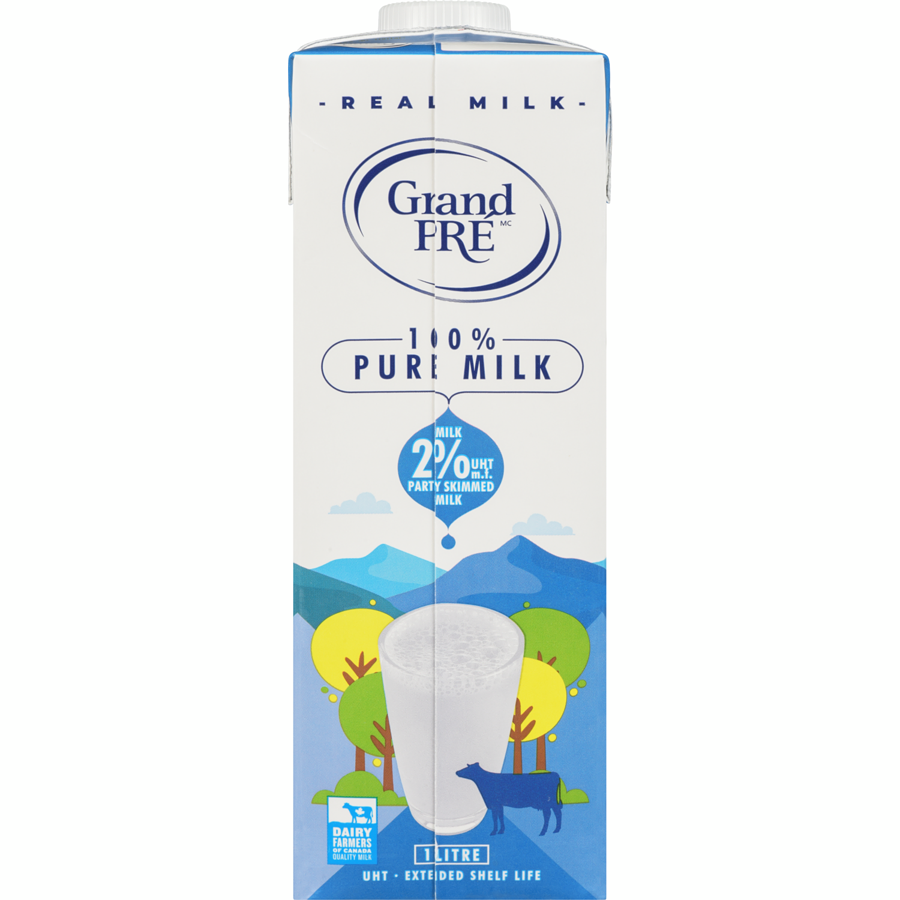GrandPre Brand 2% Milk Tetra Pak 6 x 1L GrandPre Brand 2% Milk Tetra Pak 6 x 1L