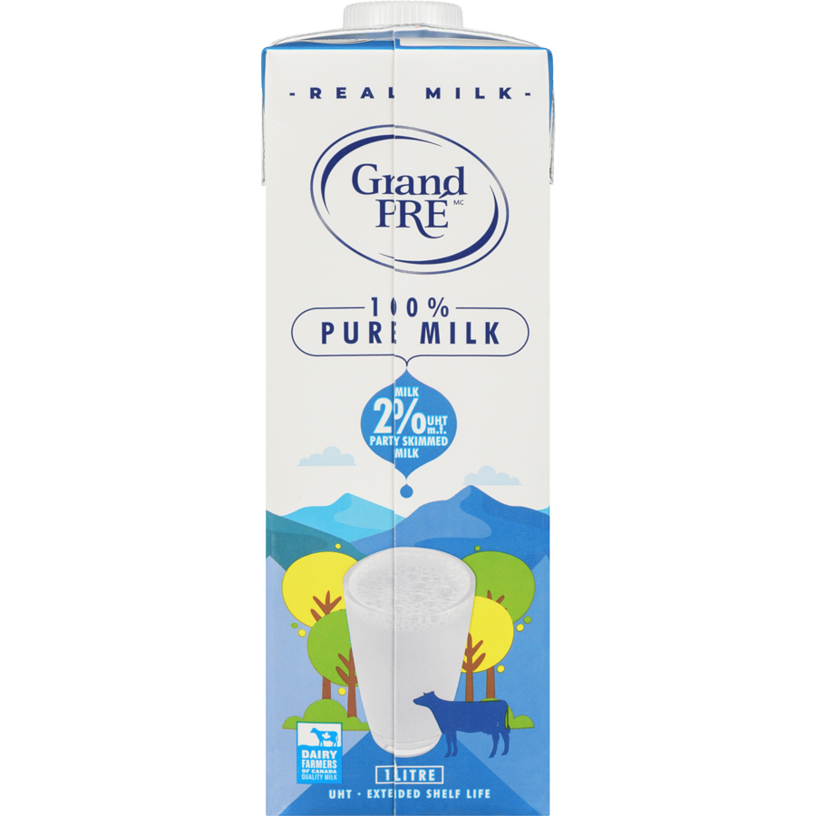 GrandPre Brand 2% Milk Tetra Pak 6 x 1L