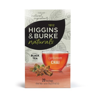 Higgins & Burke Naturals Cardamom Chai Tea 20ct Higgins & Burke Naturals Cardamom Chai Tea 20ct
