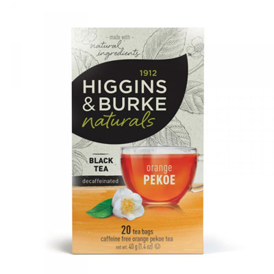 Higgins & Burke Naturals Orange Pekoe Decaf Tea 20ct