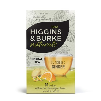 Higgins & Burke Naturals Sunkissed Ginger Tea 20ct Higgins & Burke Naturals Sunkissed Ginger Tea 20ct