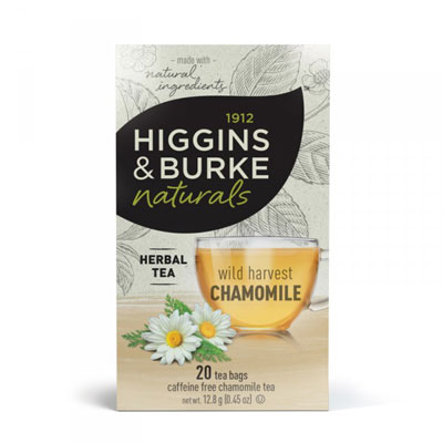 Higgins & Burke Naturals Wild Harvest Chamomile Tea 20ct Higgins & Burke Naturals Wild Harvest Chamomile Tea 20ct