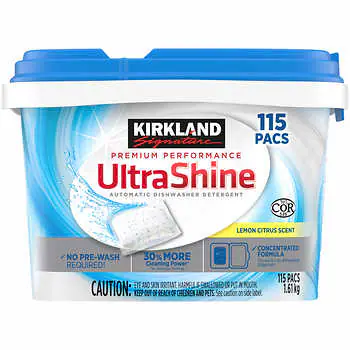 Kirkland Signature Dishwasher Pacs 115 Pacs