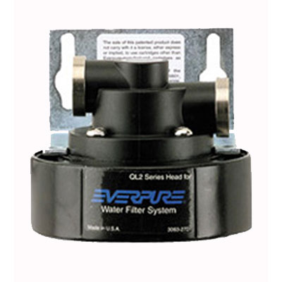 Everpure QL2 Single Head - 1/4" Fittings - Click Image to Close