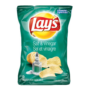 Lays Salt & Vinegar Chips 40g - 40 Pack