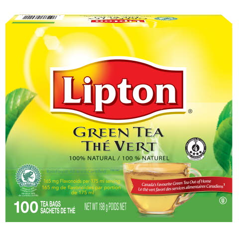 Lipton Green Tea RFA, 1 Cup Enveloped 100ct