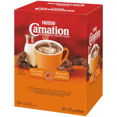 Nestle Carnation Rich Hot Chocolate (25g) 50ct