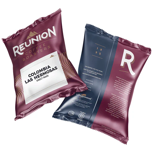 Reunion Coffee Colombia Las Hermosas Coffee 2.5oz 24ct Reunion Coffee Colombia Las Hermosas Coffee 2.5oz 24ct