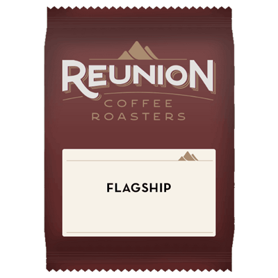 Reunion Coffee RFA Flagship Coffee 2.5oz 24ct Reunion Coffee RFA Flagship Coffee 2.5oz 24ct