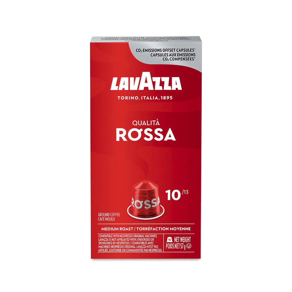 Lavazza Qualita Rossa Espresso Capsules 100ct