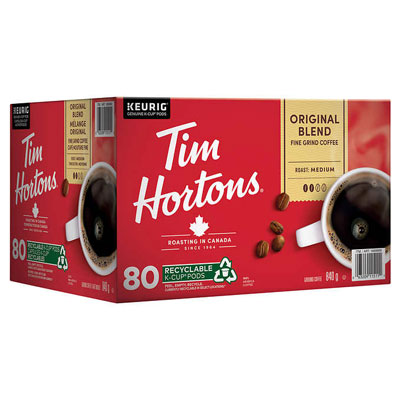 Tim Hortons* Dark Roast Coffee K-Cup Pods 80ct