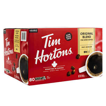 Tim Hortons* Original Blend Coffee K-Cup Pods 80ct - Click Image to Close