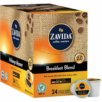 Zavida Breakfast Blend Single Serve Coffee 24ct Zavida Breakfast Blend Single Serve Coffee 24ct
