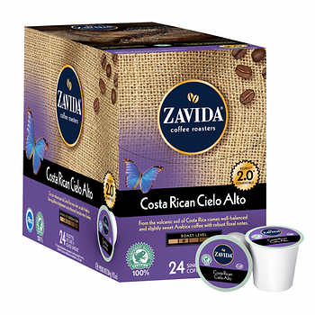 Zavida Costa Rican Cielo Alto Single Serve Coffee 24ct Zavida Costa Rican Cielo Alto Single Serve Coffee 24ct
