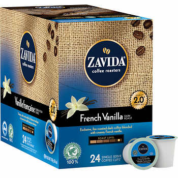 Zavida French Vanilla Dark Single Serve Coffee 24ct Zavida French Vanilla Dark Single Serve Coffee 24ct