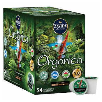 Zavida Organica Single Serve Coffee 24ct Zavida Organica Single Serve Coffee 24ct